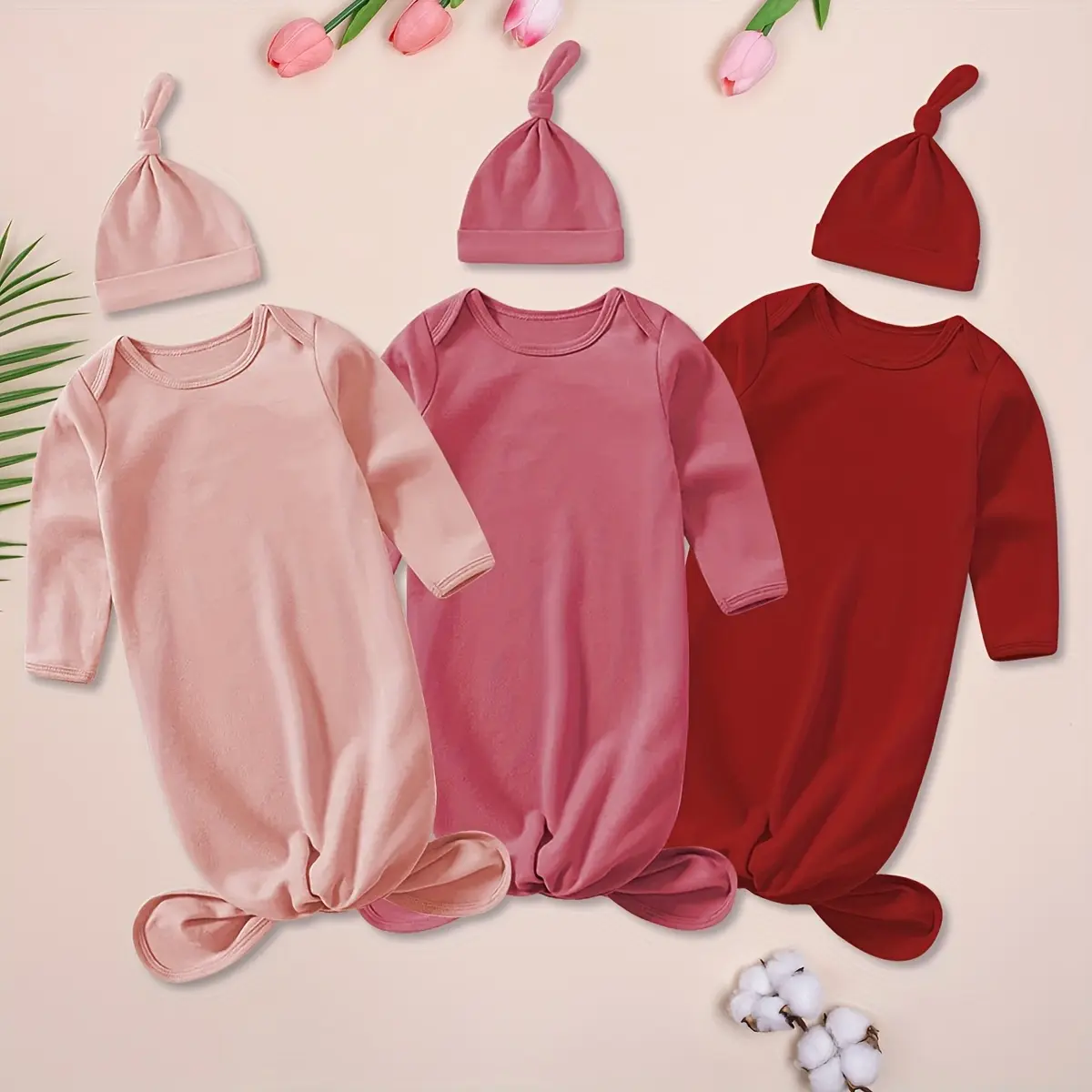 3 Pack Newborn Swaddle Set – Soft Breathable Swaddle Blankets with Bibs, Anti-Startle Wrap for Preemie & Newborn Babies, Absorbent Baby Bedding Essentials for Boys & Girls Breathing Band Starter swaddle  safety Adjustable Sleepsack Newborns babyswaddle  b