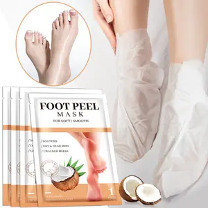 Foot Peel Mask, Moisturizing Foot Mask, 1/2/4 Pairs Foot Dead Skin Remover Mask, Exfoliating Foot Mask for Dry, Cracked Feet, Pedicure Foot Care Products, Intensive Foot Care