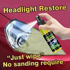 Car Light Repair Spray, Remove Oxide & Scratches, Instantly Brighten Headlights, Non-Toxic, Prevents Yellowing & Oxidation, Car Scratch Remover