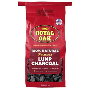 15.44 lbs. 100% All Natural Hardwood Lump Charcoal