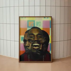 KANYE Rap Wall Decor Poster, HipHop Music Poster, Minimalism Art, Donda, Printable PDF file, Wall Art Print, Art Print