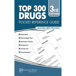 Top 300 Drugs Pocket Reference Guide (2024 Edition)