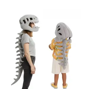 Dinosaur Costume Realistic 3D Skeleton Design, Perfect for Themed Events & Halloween Parties, Ideal for Cosplay Enthusiasts, Party Costume
