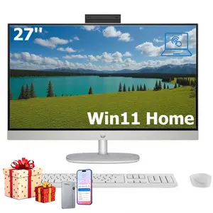 HP - 27" Full HD Touch-Screen All-in-One with Adjustable Height- 32GB Memory - 1TB SSD - Win11 Home - Intel Core Ultra 7 155U 2023  - Shell White - Bundle Accessory