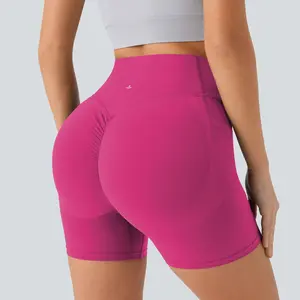 Halara UltraSculpt High Waisted Scrunch Butt Lifting Tummy Control Pocket Shaping Workout Biker Shorts 5''