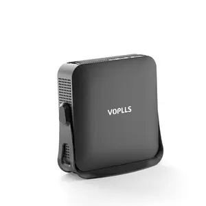 VOPLLS Portable Mini Projector for Home & Outdoor Movie Nights, 500 ANSI Lumen Brightness with Built-in Speaker (Supports 1080P/4K Content, Auto Focus, WiFi/Bluetooth, HDMI/USB-C)