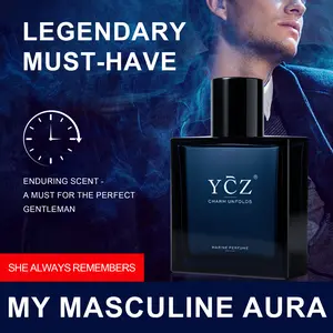 YCZ Midnight Marine Perfume 100ml | Fresh Aquatic Citrus & Aromatic Marine  | Long-lasting unisex fragrance for everyday office wear, leisure, and nighttime outings | Vegan & cruelty-free|Eau De Perfum | Amber Vanilla Fragrance | Enchanting Fragrance