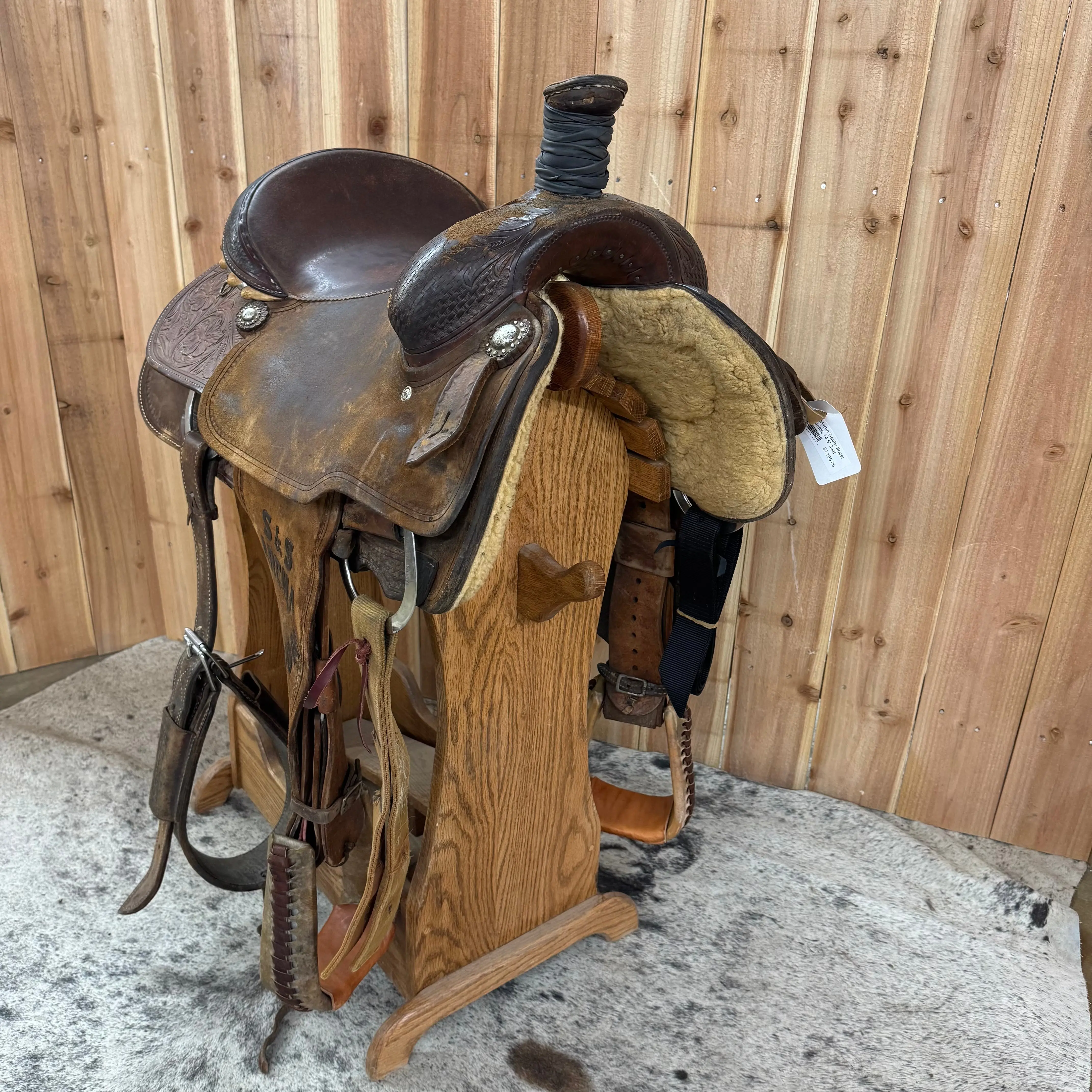 Used Martin Trophy Roper Saddle, 14.5" Seat