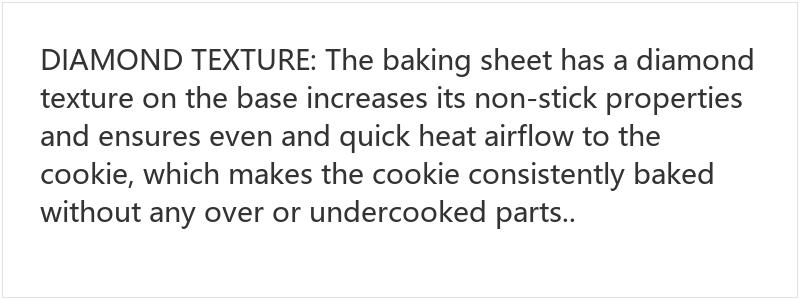 Baking Sheet Pan Set of 3, Nonstick Cookie Sheets for Oven, Heavy Duty Carbon Steel Half & Jelly Roll Pans with Diamond Texture Pattern, 0.8mm Thick Durable Baking Trays