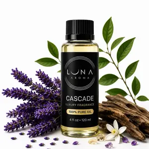 CASCADE 120ML Pure Natural Aroma Oil - Home Fragrance Freshener for Aromatherapy Diffusers, Relaxation, and Home Scenting