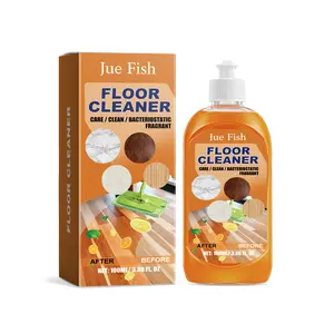Jue-Fish Floor Cleaner, Wood Floor Cleaning Polishing Brightening Strong Decontamination Descaling Tile Cleaner