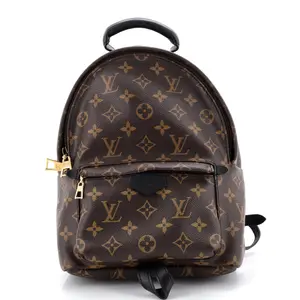 Pre-owned Louis Vuitton Canvas Coated Backpacks Palm Springs Backpack Monogram Canvas PM by Rebag