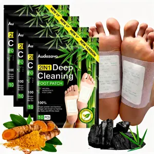 40/20pcs Natural Bamboo Charcoal, Foot Detox Patches for Stress Relief, Toxin Removal & Better Sleep Natural Deep Cleansing Pads Healthy Healthcare Solution Treatment