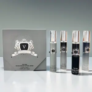 Men's Cologne Set - Wooden and  Aquatic Scent - For Daily,Dating,Thanksgiving,Christmas,Valentine's Day - 20ml*4