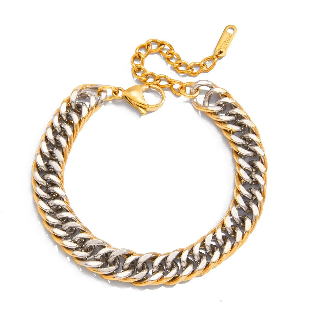 Riviera Mixed Metal Bracelet Water Resistant