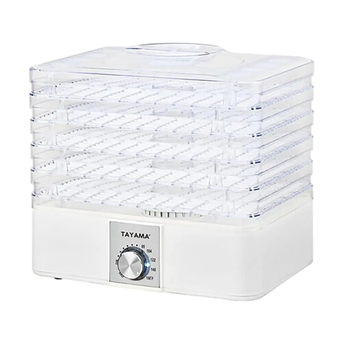 TAYAMA Food Dehydrator for Fruits, Meat, Jerky, Herbs - TYS-321A, 5-Tray Electric Food Dryer for Home Kitchen, BPA-Free