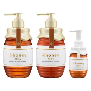 &honey - Milky Precious EX Repair Shampoo, Treatment & Hair Oil | THE MOST MOISTURIZING LINE IN THE &HONEY SERIES, FOR SEVERELY DAMAGED HAIR