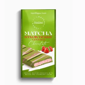 Matcha Dubai Chocolate Strawberry Cream Bar 3.17oz