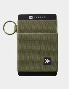 THREAD  Womens Elastic Wallet, Olive