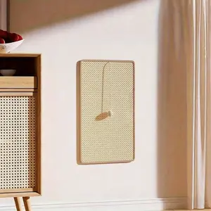 Upgraded Sturdy Vertical Cat Scratching Pad with Hanging Ball - Ergonomic Design for Safe Lounging, Exercise and Scratching on the Sofa - Durable Faux Hemp Material, Pet Furniture Accessory and Gift for Cats