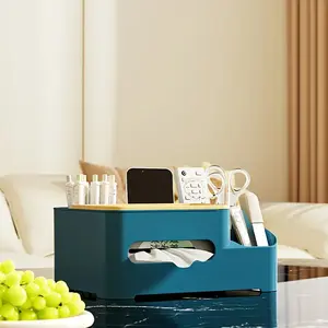 Multifunctional Minimalist Paper Towel Holder, Remote Control & Miscellaneous Storage Box, Ideal for Living Room, Coffee Table, Office, Dining Room