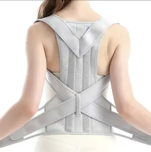 Adjustable Posture Corrector,Back Brace,Spine Alignment&Pain Relief,Dual Bone Support Design-Adhesive Fastening for A Tight Fit-Breathable Material,Waist Trainer Belt