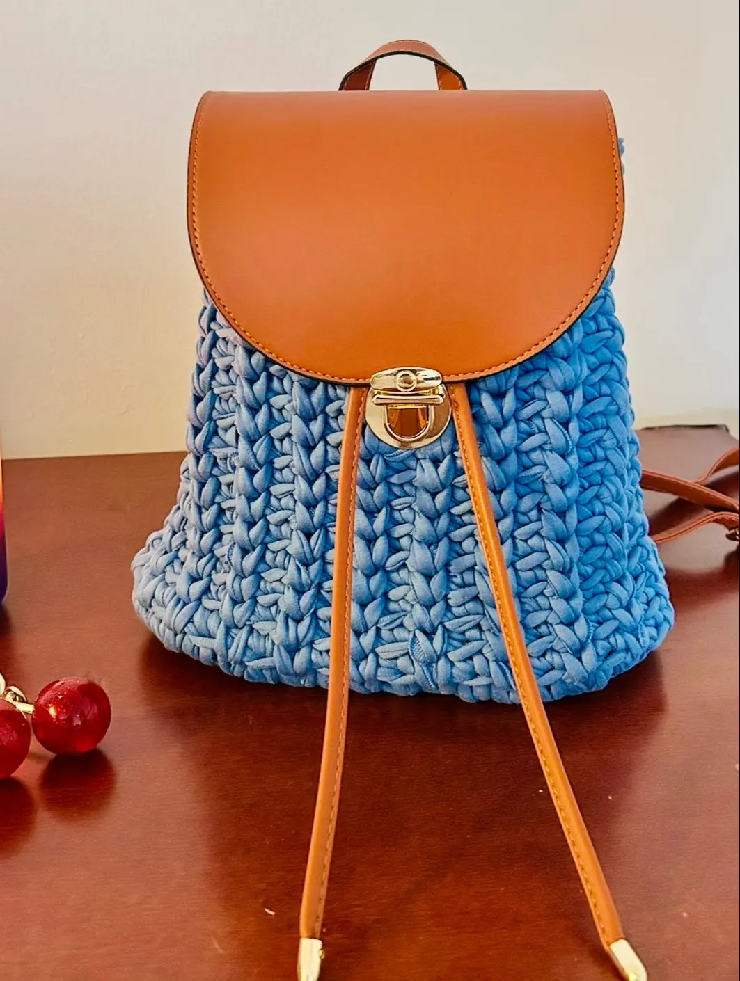 Handmade crochet Backpack - Urban Style