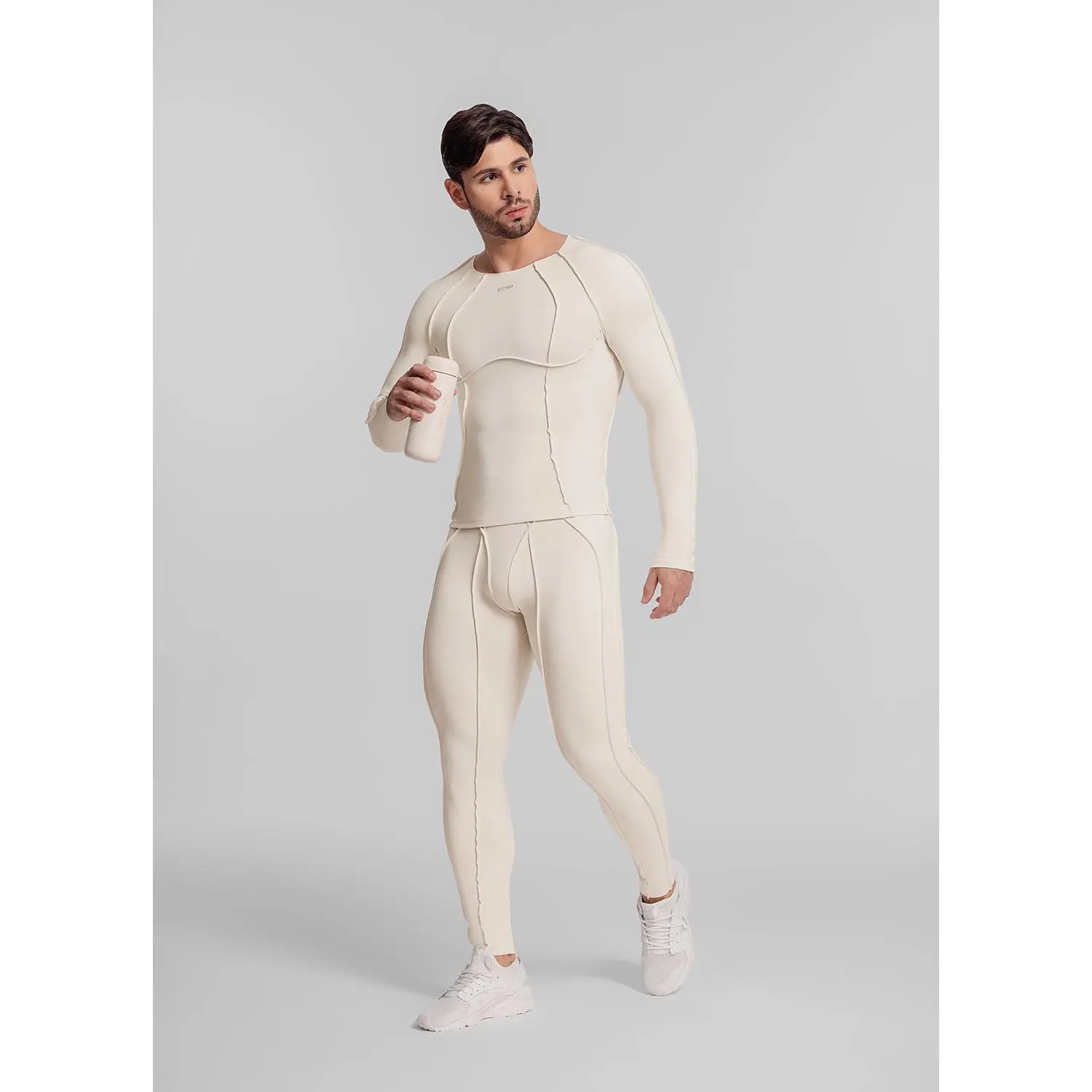 Contour Stitch Long Sleeve Top