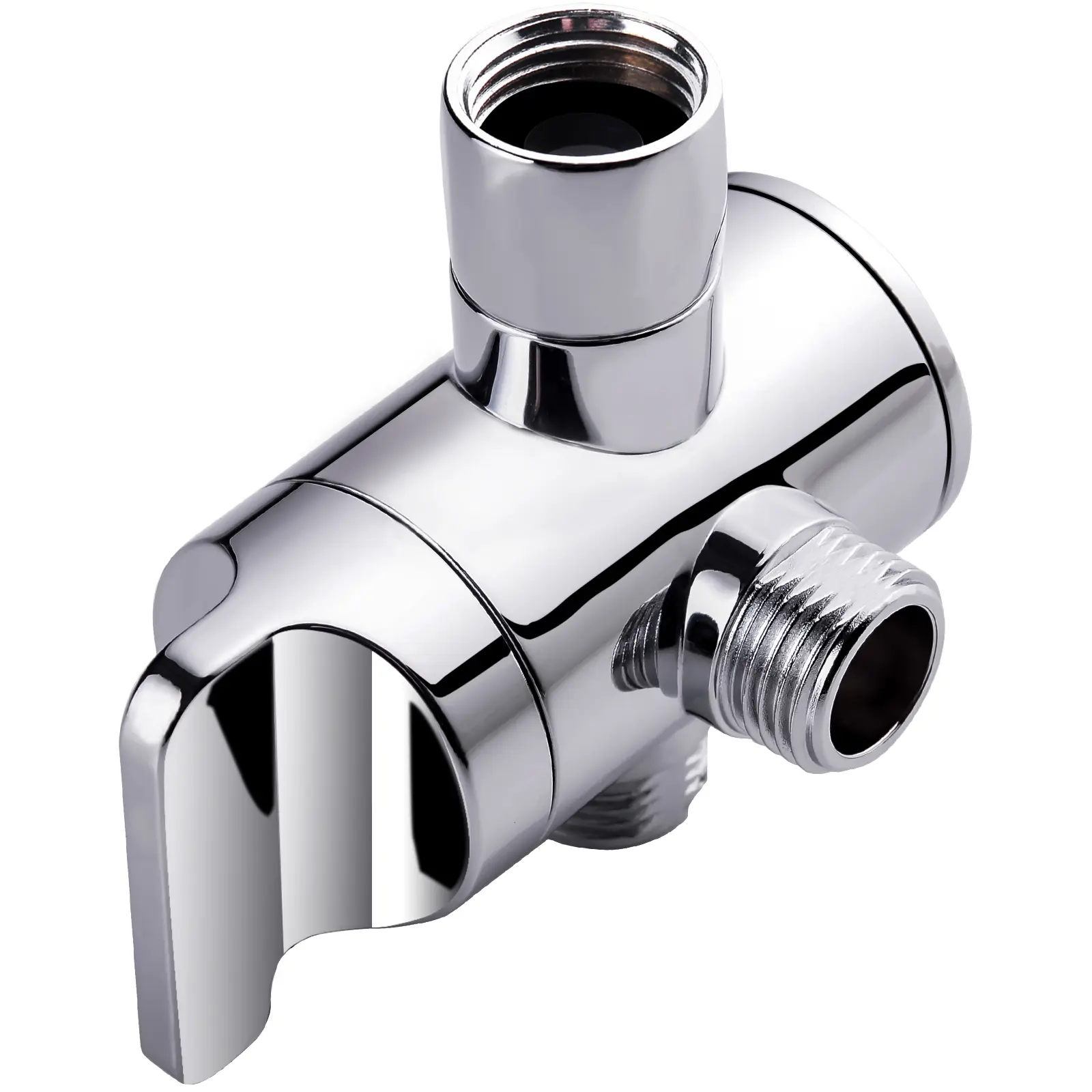 BRIGHT SHOWERS Shower Arm Diverter Valve for Hand held Showerhead and Fixed Spray Head, 3-Way Shower Head Diverter Valve