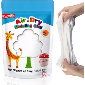Modeling Clay, 24/36 Colors Air Dry Clay Best Gift for Kids, Super Light Magic Clay with Sculpting Tools and Project, No-Sticky and Non-Toxic (White Color)