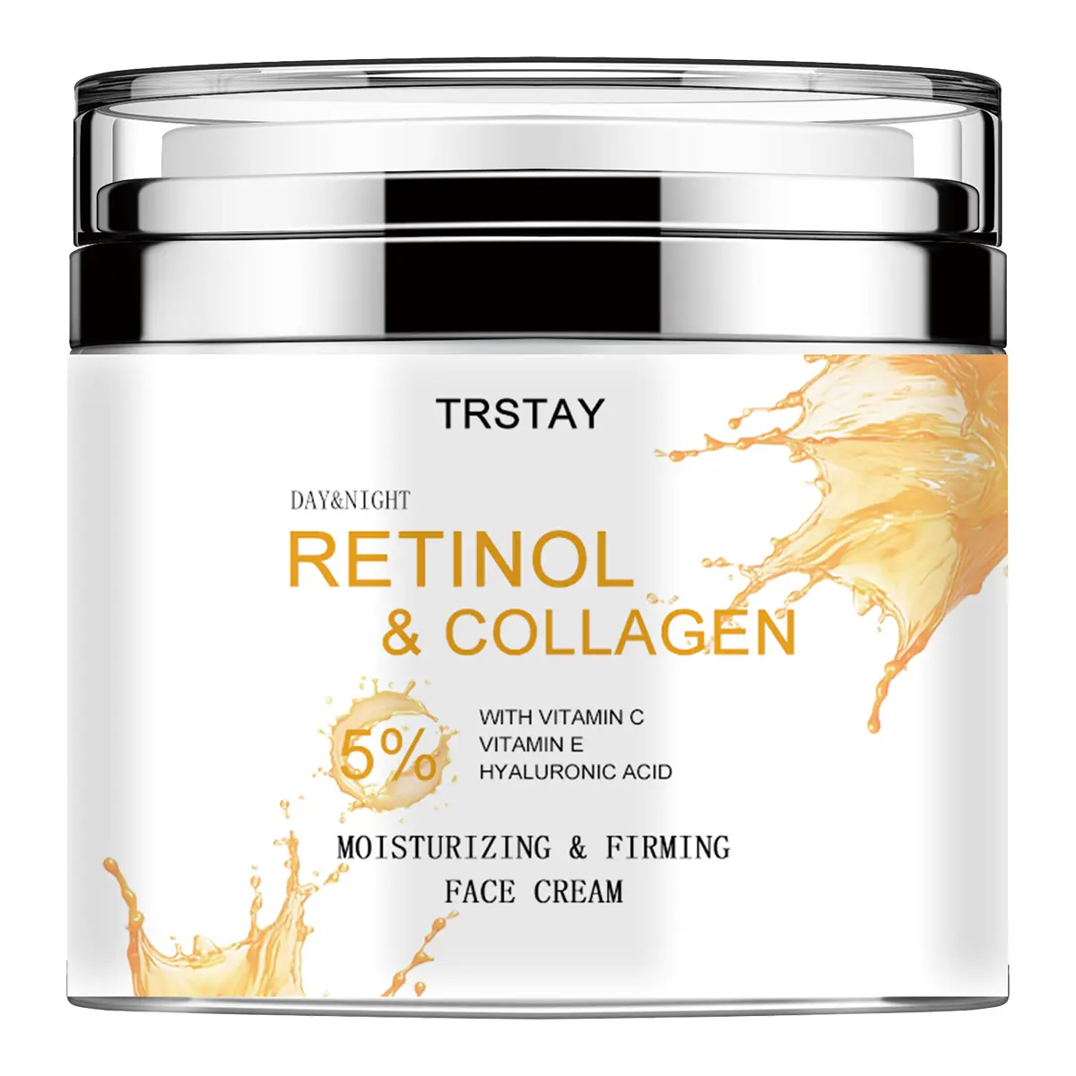 Men's Retinol Face Cream - 50g Moisturizer with Cream Texture, Hyaluronic Acid, Deeply Hydrates Dry Skin, Quick Gentle Absorption, Fresh Non-Sticky Feel, Daily Skincare for Moisture Barrier Support
