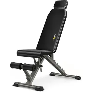 Adjustable Weight Bench,1000 LB  Folding Workout Bench for  Gym Strength , Incline Decline Flat Utility Bench Press for Full  Workout, Upright Storage Yellow Exercise Bench