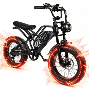 ESKUTE V300 Electric Dirt Bike | 1500W Peak 35MPH High Speed | 20"x4.0" Fat Tire All-Terrain Ebike with Full Suspension & Smart NFC Unlock