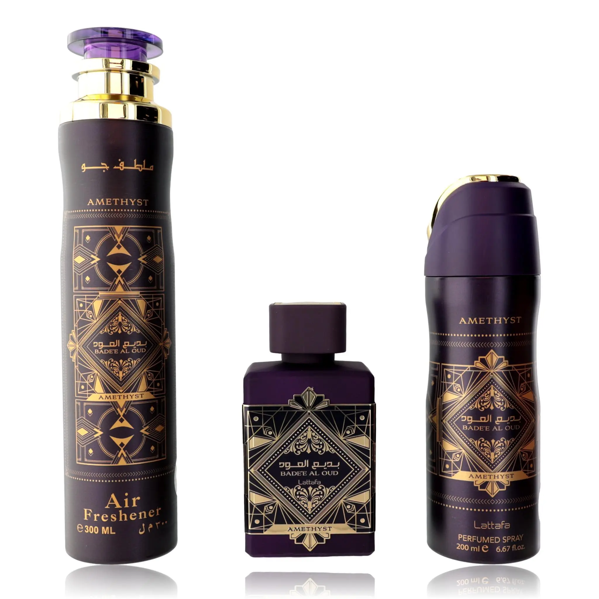 Lattafa Bad'e Al Oud Amethyst Eau De Parfum Unisex — Pink Pepper, Bergamot, Turkish Rose | lattafalong-lasting bergamot cologne, lattafaamethyst oud edp perfume, unisex amber woody cologne, bulgarian rose, pink pepper perfume, jasmine, bergamot perfume