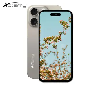 Astarry Smart Phone Dual Card Dual Standby 16 Pro Max 4G Network Face Unlock 6GB+128GB ROM Octa Core Processor 6.56 Inch Large Screen 4800mAh Battery Android 12.0 Version MTK6765 Fashion Slim Body