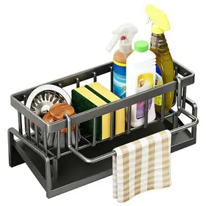 2026 New Upgrade Sink Drying Rack Gadgets,Stainless Metal Sponge Drain Holder,Multifunctional Durable Storage Rack,Rust Prevention Storage Organizer,Household Essentials,Fall Decor,Kitchen Accessories,Gift For Mother'S Day ﻿
