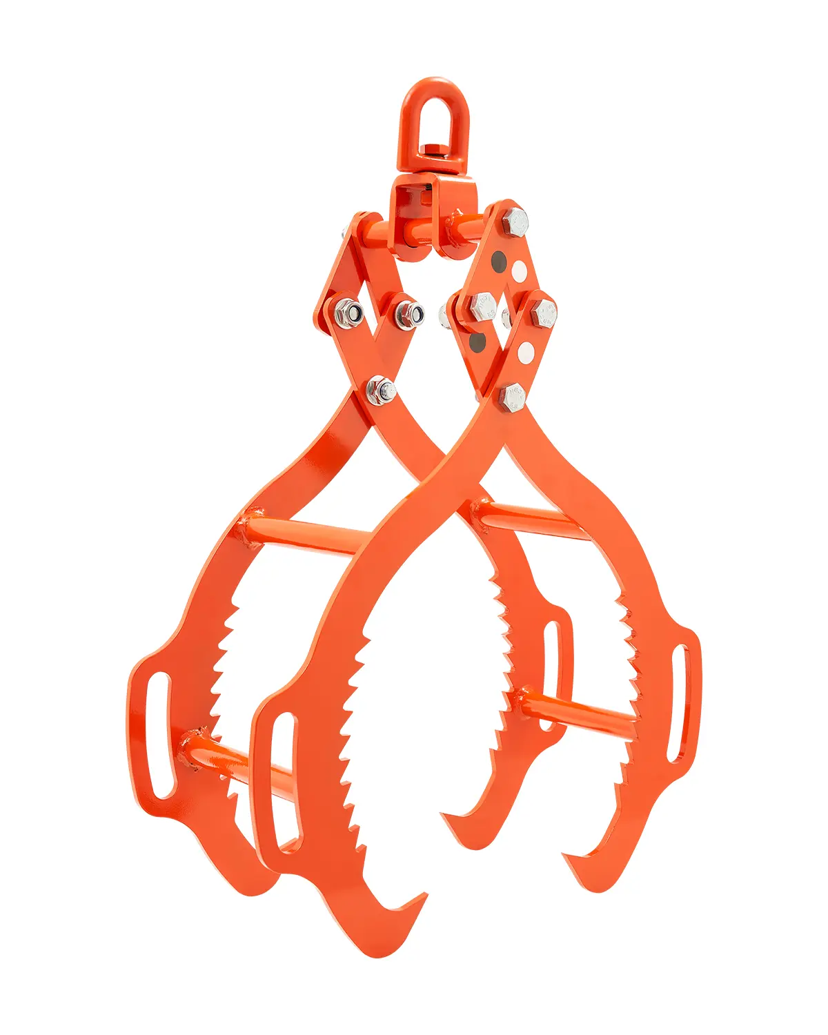 【summerfinds】VEVOR 28in Log Lifting Tongs, 4-Claw Log Tongs, Heavy Duty Steel Log Grapple, 1000LBS Lifting Capacity, Swivel Log Graper Timber, Eagle Claw Design, Log Skidding Tongs for Trucks, Tractors, Forklifts