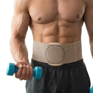 Adult Hernia Belt,Breathable Belly Button Hernia Support Brace With Compression Pad for Small Intestine Gas and Indirect Hernia, Waist Abdominal Belt, Adjustable Compression Belt
