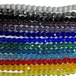 6mm 32 Facet Glass Bead Strands for Jewelry Making High-Shine Precision Cut Crafters Approved 20.5 Inches Length