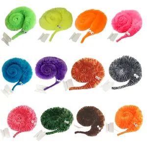 Magic Worm  24 Pack Fuzzy Worm on String, Interactive Sensory Trick , Funny Wiggle Worm  for Kids, Party Favors Bulk, Classroom Prizes & Cat Teaser  Natural Rubber Hemp Dog Toothbrush  Adjustable Height Elevated Bowl Stand kitty toy plush Treat Dispensing