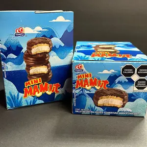 Gamesa Mini Mamut Chocolate Marshmallow Cookie (28 Count) Mexican Candy Snack Bonbon Sweet Dessert