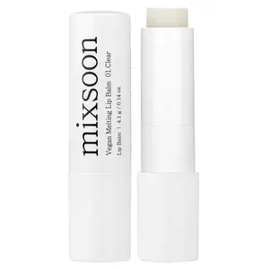 Mixsoon Vegan Melting Lip Balm, 01 Clear, 0.14 oz (4.1 g)