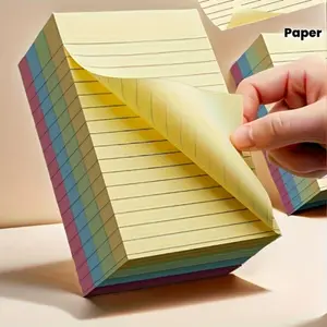 Portable 4 in 1 Sticky Notes for Students, Self-Adhesive Notepads for Office and Home, Large and Small Sizes, Back to School Supplies, Sticky Labels