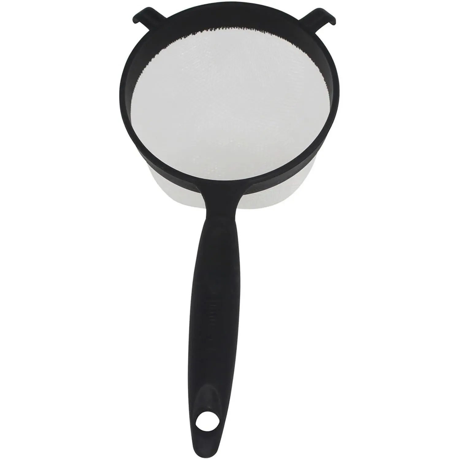 Plastic Strainer, Black, 6-Inch,1 Count (Pack of 1)