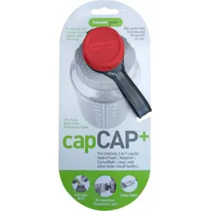 212 MAIN 63mm Polypropylene FDA Safe Wide-Fit Waterbottlecaps - Bottle Cap Lock, Drink Protector, Accessory for Wide-Mouth Bottles, Red Tumblers, Sports & Outdoor Cups