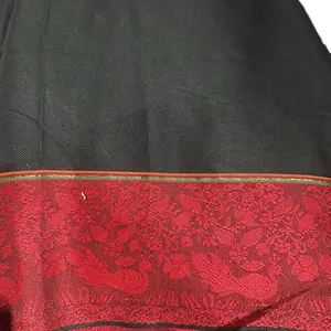 Pure Traditional Newari Cotton Sari with Mayur Dhaka Border