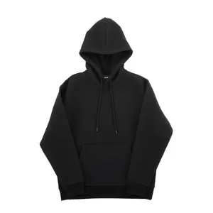 【fathersdaygift】VEVOR Women Pullover Hoodie, X-Large Size, Fleece Long Sleeve Comfy Casual Basic Pullover Hooded Sweatshirt, Warm & Skin-friendly, Practical & Trendy, Black Hoodie with Large Pocket for Fall & Winter