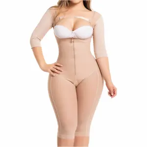 Fajas Salome Women's Post-Surgery Lipo Compression Shapewear with Sleeves (Style 525)