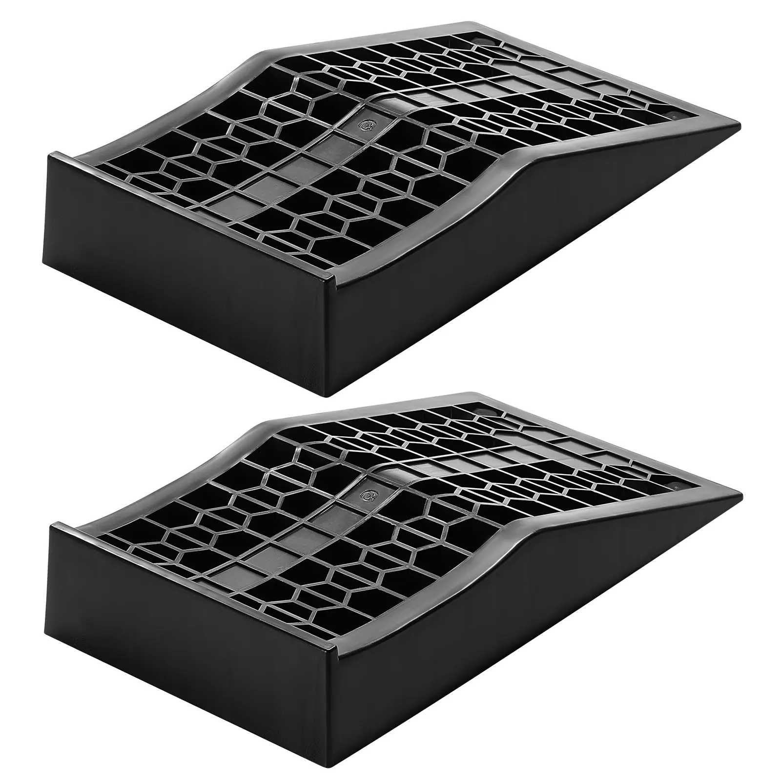 VEVOR Car Ramps, 2 PCS Low Profile Portable Ramps with 20000 lbs GVW Capacity, 2.6 in Lift Height, Heavy Duty for Low Chassis Vehicles & Tire Maintenance, Home Garage Oil Changes & Jack Support