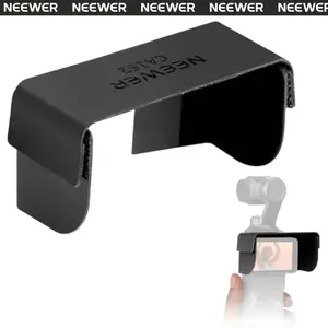 NEEWER CA152 BASICS Sunshade Cover Compatible with DJI OMSO Pocket 3, Pocket 3 Creator Combo Accessories Screen Lens Sun Hood Protector 2 Pieces Included, Water, Stain & Wear Resistan